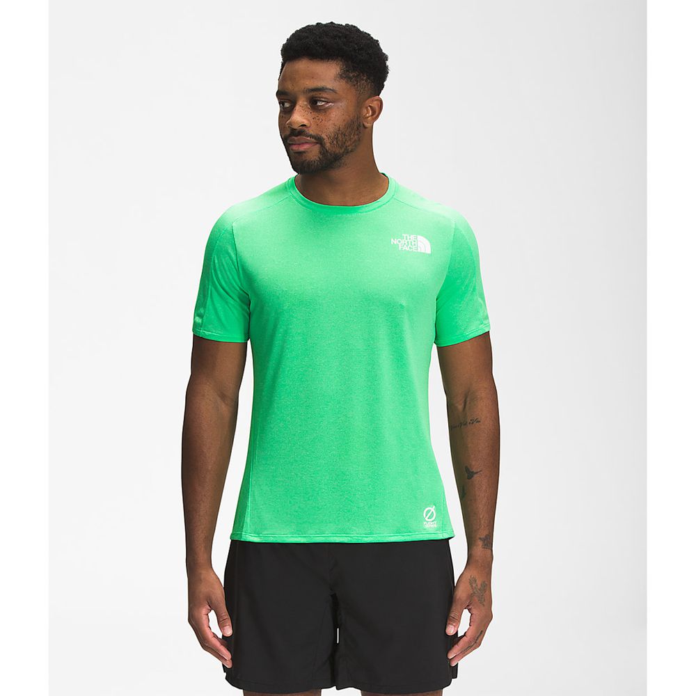 The North Face T-Shirts Mens Australia - The North Face Flight Better Than Naked™ Short Sleeve Green